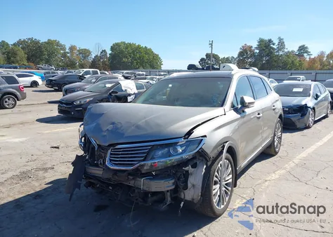 2017 Lincoln Mkx Reserve z USA, uszkodzony, nr VIN 2LMPJ6LR1HBL28823